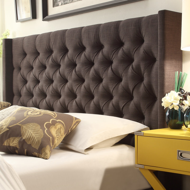 Neher Upholstered Wingback Headboard & Reviews Joss & Main